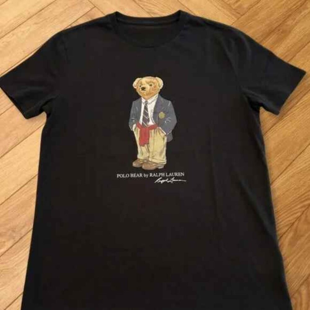 Black - Polo Bear T-Shirt reprint